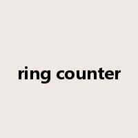 ring counter是什么意思