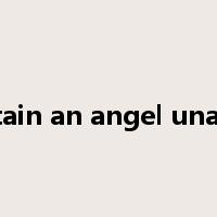entertain an angel unawares是什么意思