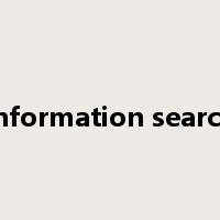 information search是什么意思