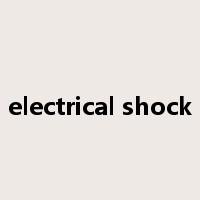 electrical shock是什么意思