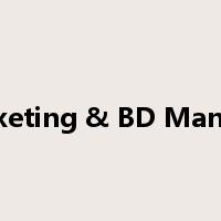 Marketing & BD Manager是什么意思