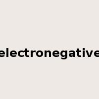 electronegative是什么意思