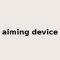 aiming device是什么意思