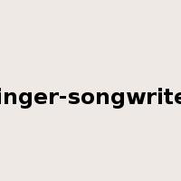 singer-songwriter是什么意思