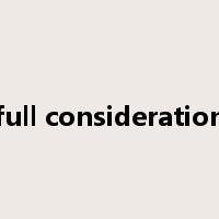 full consideration是什么意思
