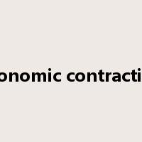 economic contraction是什么意思