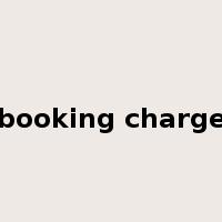booking charge是什么意思