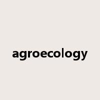 agroecology是什么意思