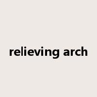 relieving arch是什么意思
