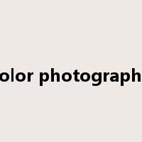 color photography是什么意思