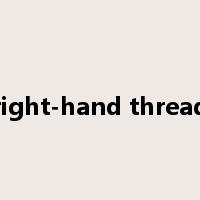 right-hand thread是什么意思
