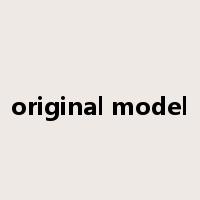 original model是什么意思