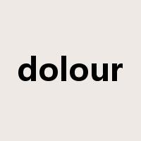 dolour是什么意思