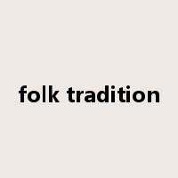 folk tradition是什么意思