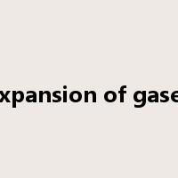 expansion of gases是什么意思