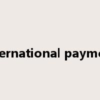 international payment是什么意思