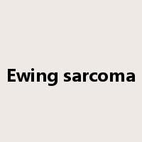 Ewing sarcoma是什么意思