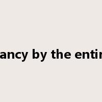 tenancy by the entirety是什么意思