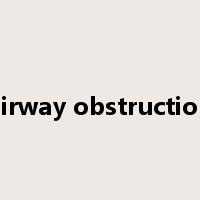 airway obstruction是什么意思