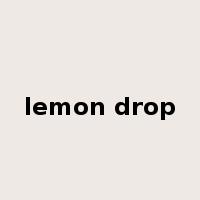 lemon drop是什么意思