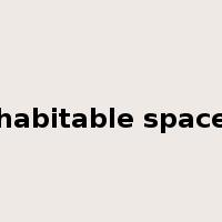 habitable space是什么意思
