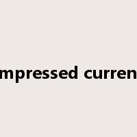impressed current是什么意思