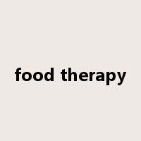 food therapy是什么意思