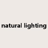 natural lighting是什么意思