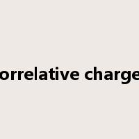 correlative charges是什么意思