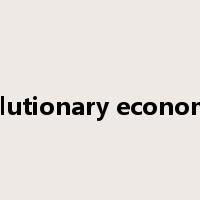evolutionary economics是什么意思