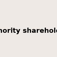 minority shareholder是什么意思