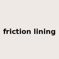 friction lining是什么意思