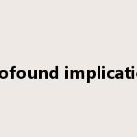 profound implication是什么意思