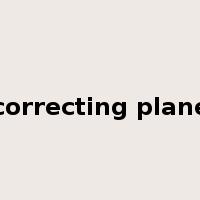 correcting plane是什么意思