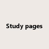 Study pages是什么意思