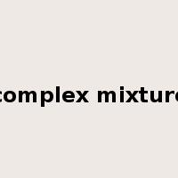 complex mixture是什么意思