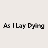 As I Lay Dying是什么意思
