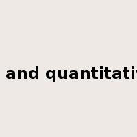 Qualitative and quantitative analysis是什么意思