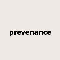 prevenance是什么意思