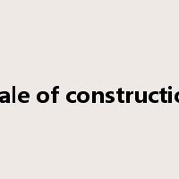 scale of construction是什么意思