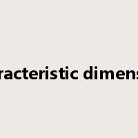 characteristic dimension是什么意思