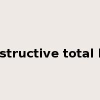 constructive total loss是什么意思