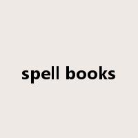 spell books是什么意思