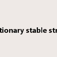 evolutionary stable strategy是什么意思