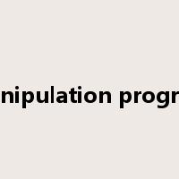 manipulation program是什么意思