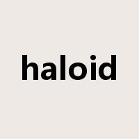 haloid是什么意思
