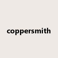 coppersmith是什么意思