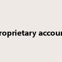 proprietary account是什么意思