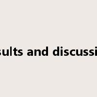 results and discussion是什么意思