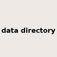 data directory是什么意思